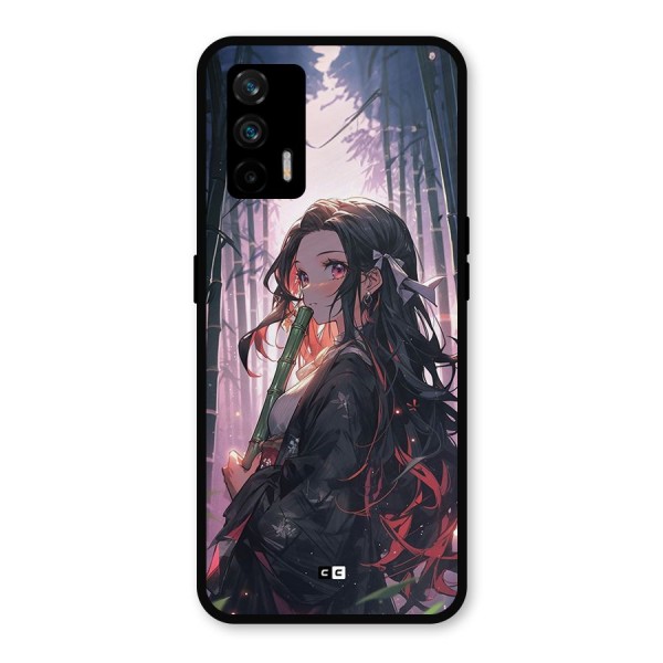 Cute Nezuko Metal Back Case for Realme GT 5G