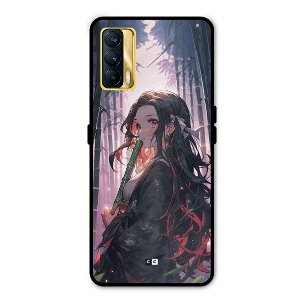 Cute Nezuko Metal Back Case for Realme X7