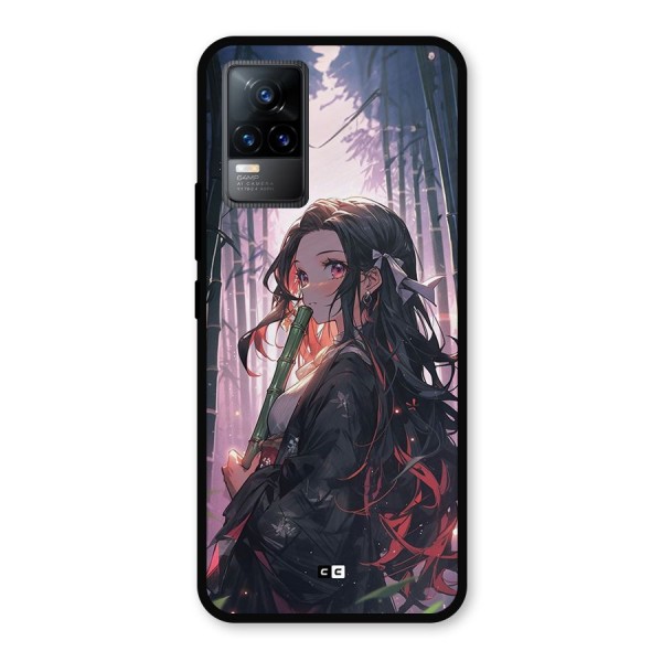 Cute Nezuko Metal Back Case for Vivo Y73