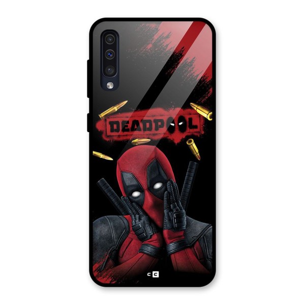 Cute Pool Glass Back Case for Galaxy A50