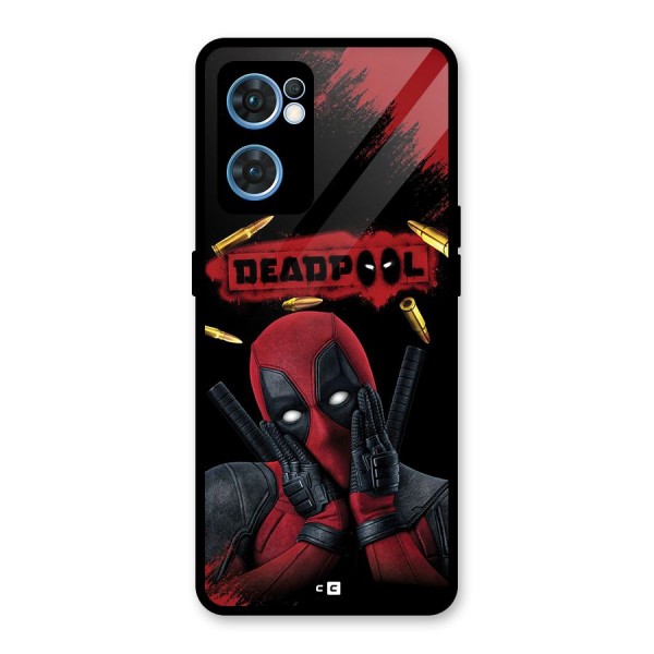 Cute Pool Glass Back Case for Oppo Reno7 5G