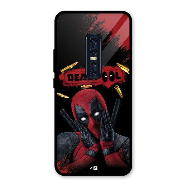 Cute Pool Glass Back Case for Vivo V17 Pro