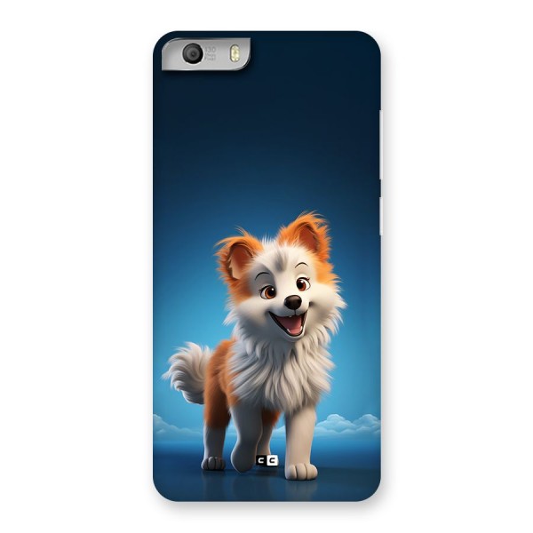 Cute Puppy Walking Back Case for Canvas Knight 2
