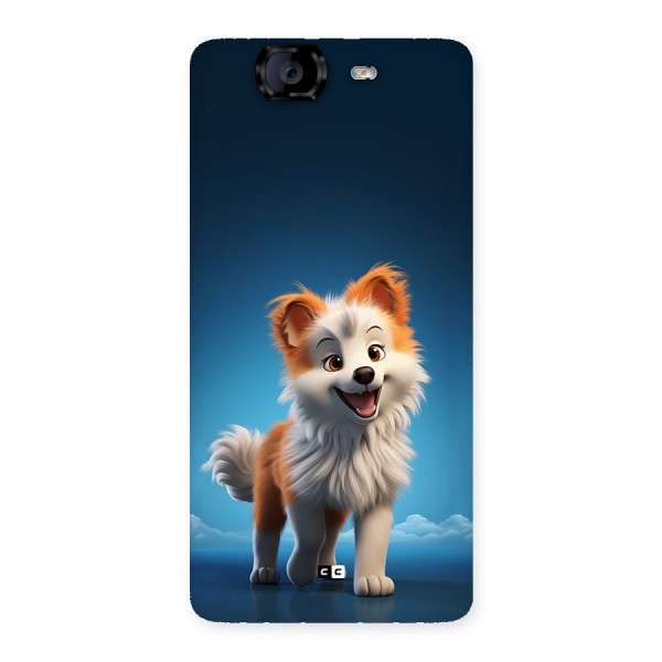 Cute Puppy Walking Back Case for Canvas Knight A350