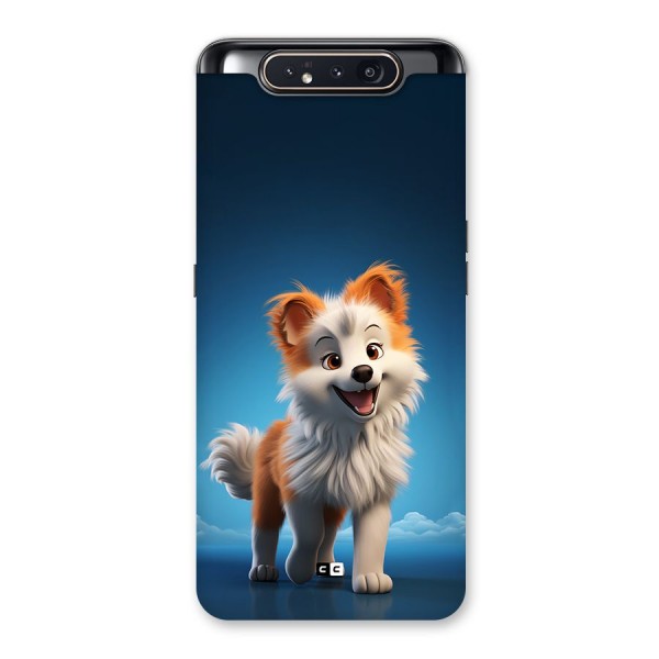 Cute Puppy Walking Back Case for Galaxy A80