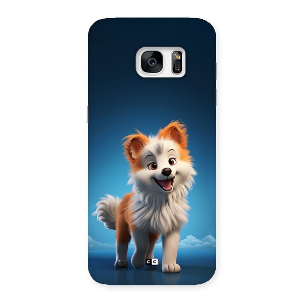 Cute Puppy Walking Back Case for Galaxy S7 Edge