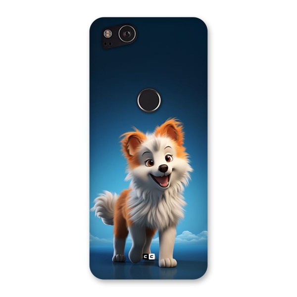 Cute Puppy Walking Back Case for Google Pixel 2