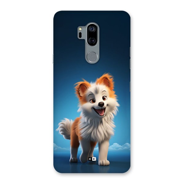 Cute Puppy Walking Back Case for LG G7