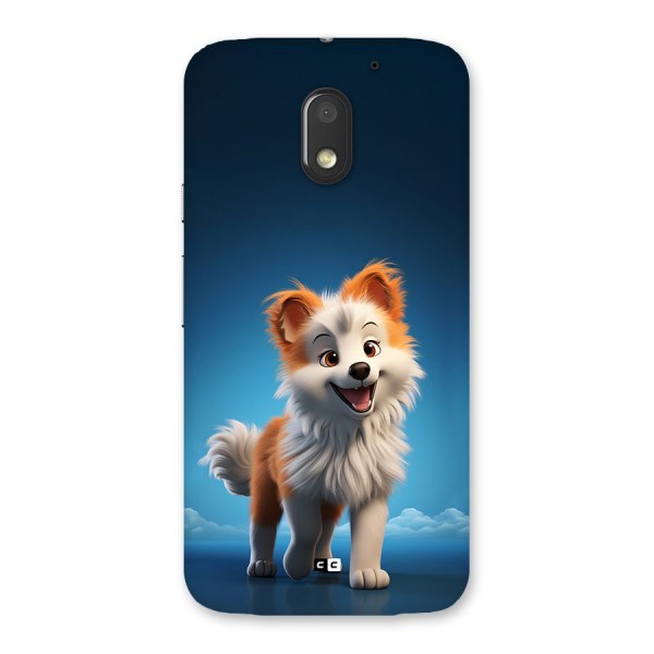 Cute Puppy Walking Back Case for Moto E3 Power