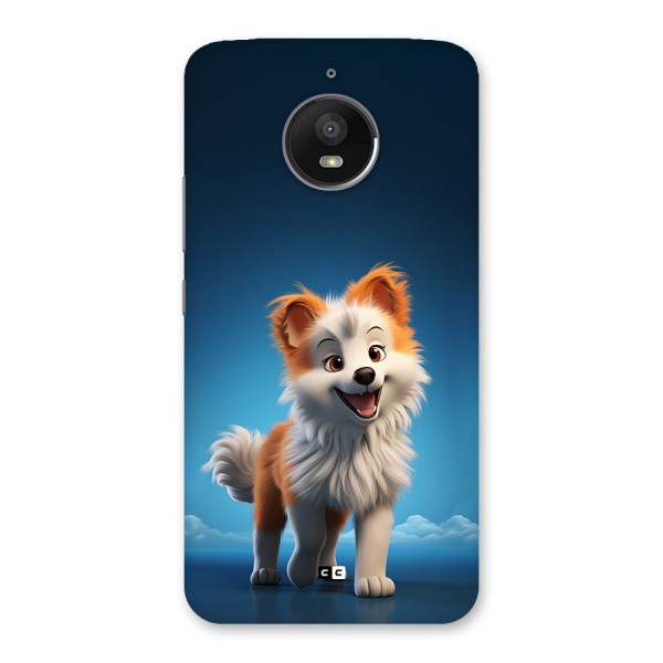 Cute Puppy Walking Back Case for Moto E4 Plus