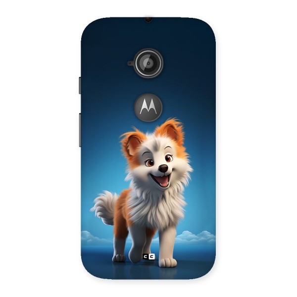 Cute Puppy Walking Back Case for Moto E 2nd Gen