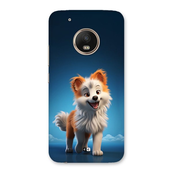 Cute Puppy Walking Back Case for Moto G5 Plus