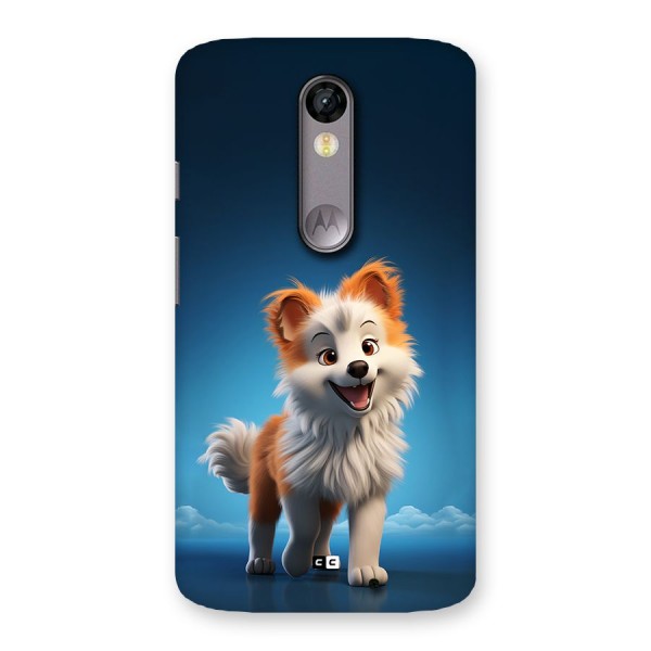 Cute Puppy Walking Back Case for Moto X Force