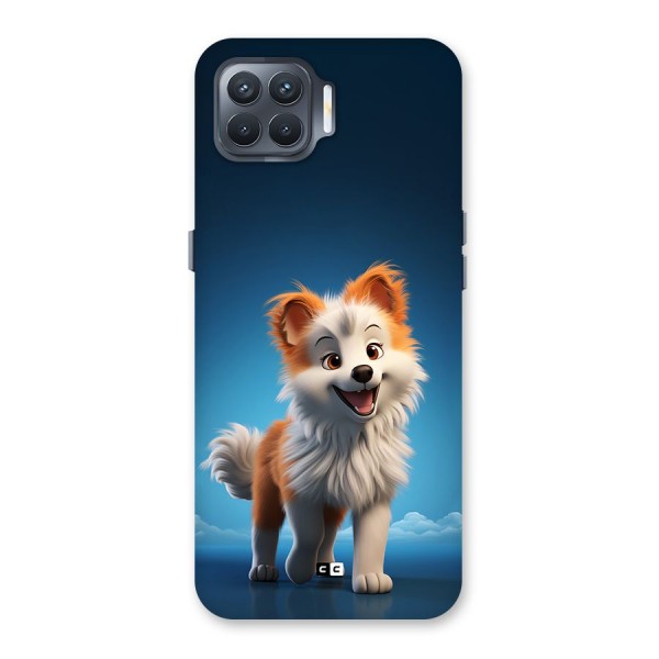 Cute Puppy Walking Back Case for Oppo F17 Pro