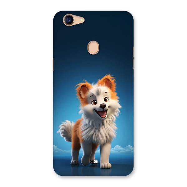 Cute Puppy Walking Back Case for Oppo F5