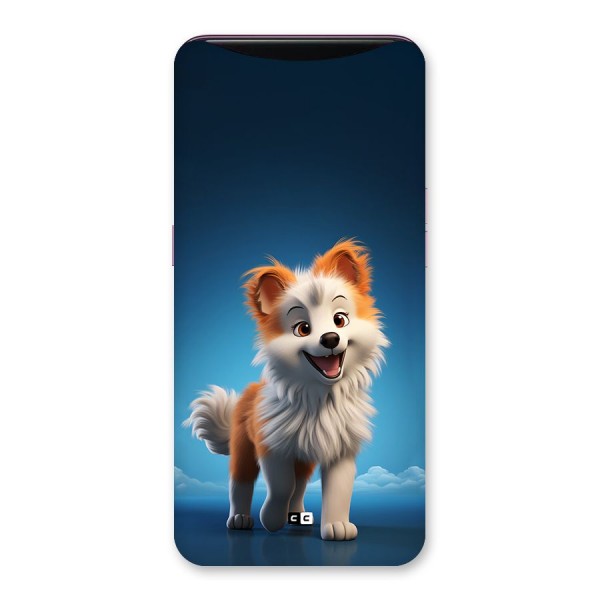 Cute Puppy Walking Back Case for Oppo Find X