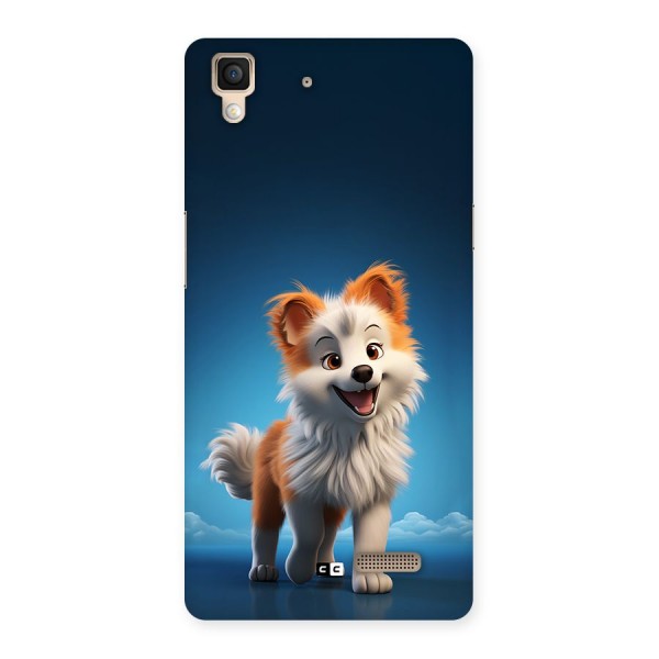 Cute Puppy Walking Back Case for Oppo R7