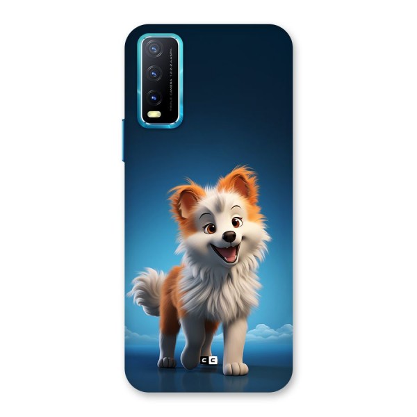 Cute Puppy Walking Back Case for Vivo Y12s