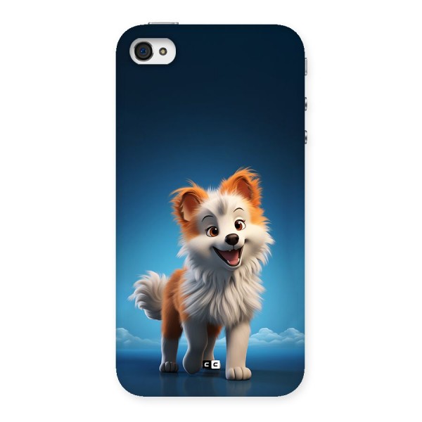 Cute Puppy Walking Back Case for iPhone 4 4s