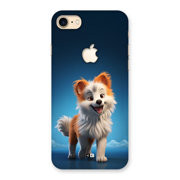 Cute Puppy Walking Back Case for iPhone 7 Apple Cut