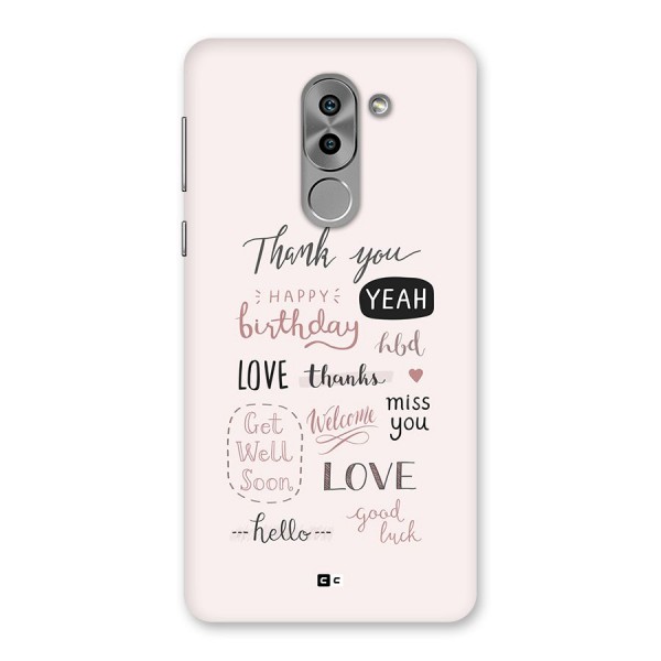 Cute Quotes Back Case for Honor 6X