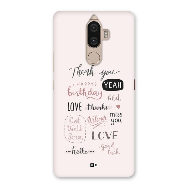 Cute Quotes Back Case for Lenovo K8 Note