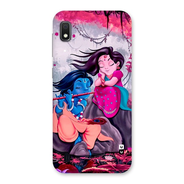 Cute Radha Krishna Back Case for Galaxy A10