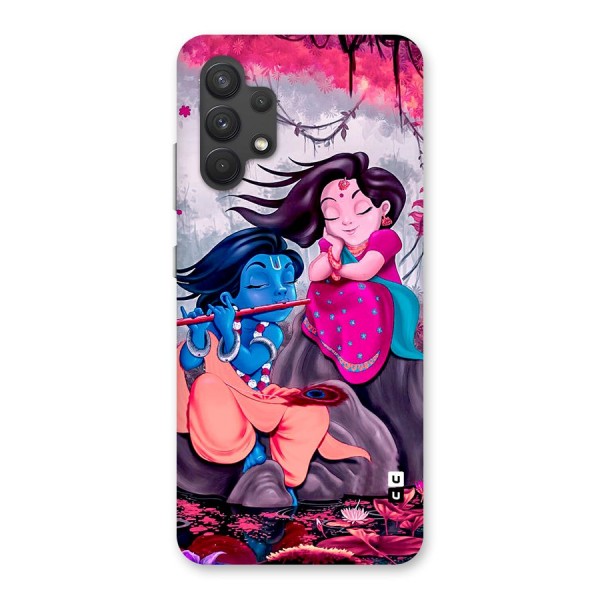 Cute Radha Krishna Back Case for Galaxy A32