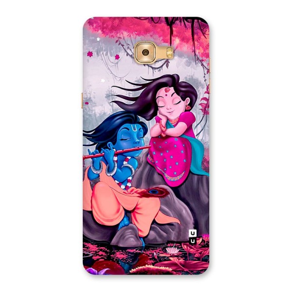 Cute Radha Krishna Back Case for Galaxy C9 Pro