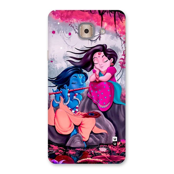 Cute Radha Krishna Back Case for Galaxy J7 Max