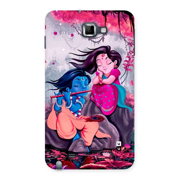 Cute Radha Krishna Back Case for Galaxy Note