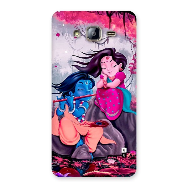 Cute Radha Krishna Back Case for Galaxy On5