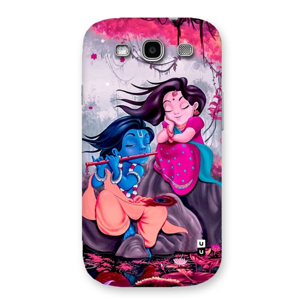 Cute Radha Krishna Back Case for Galaxy S3 Neo