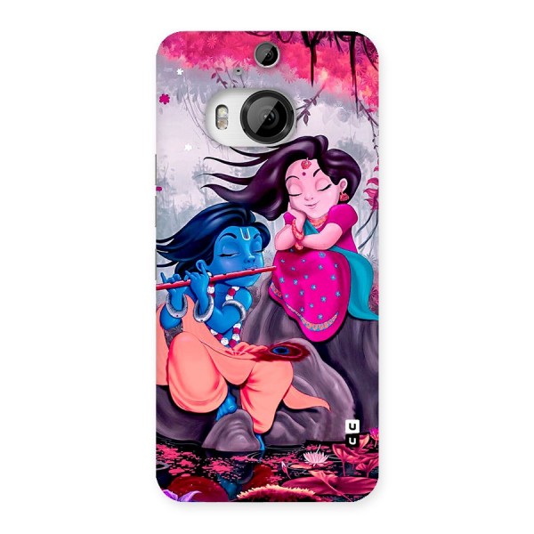 Cute Radha Krishna Back Case for HTC One M9 Plus