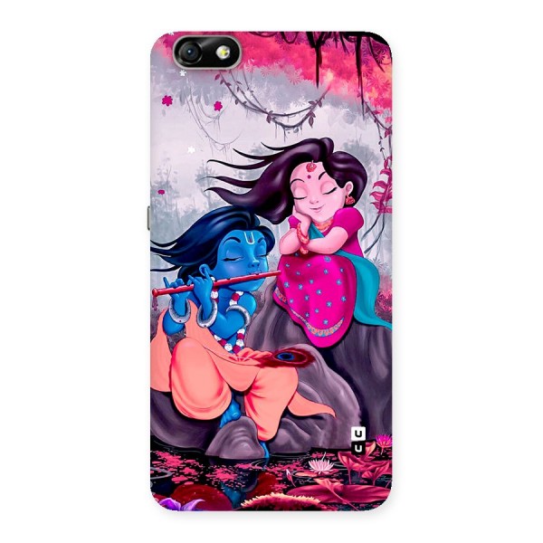 Cute Radha Krishna Back Case for Honor 4X