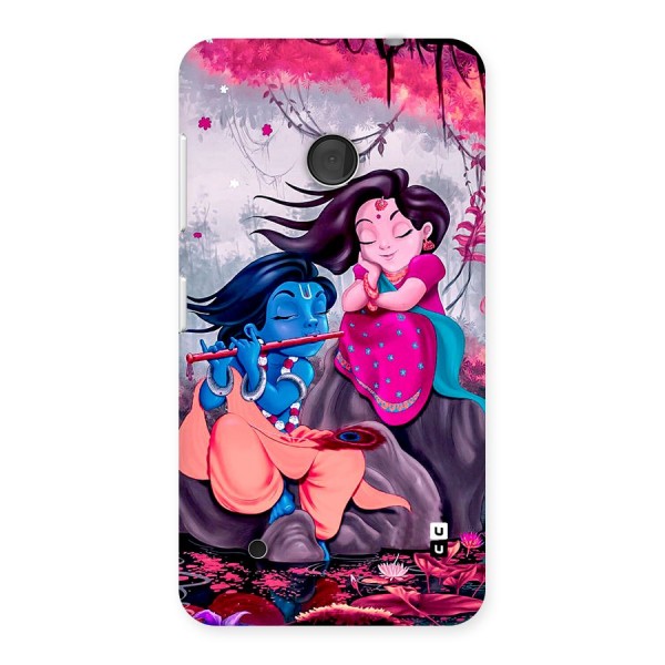 Cute Radha Krishna Back Case for Lumia 530