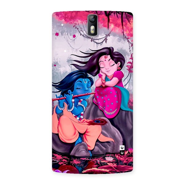 Cute Radha Krishna Back Case for OnePlus One