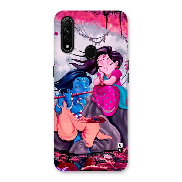 Cute Radha Krishna Back Case for Oppo A31