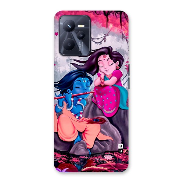 Cute Radha Krishna Back Case for Realme C35