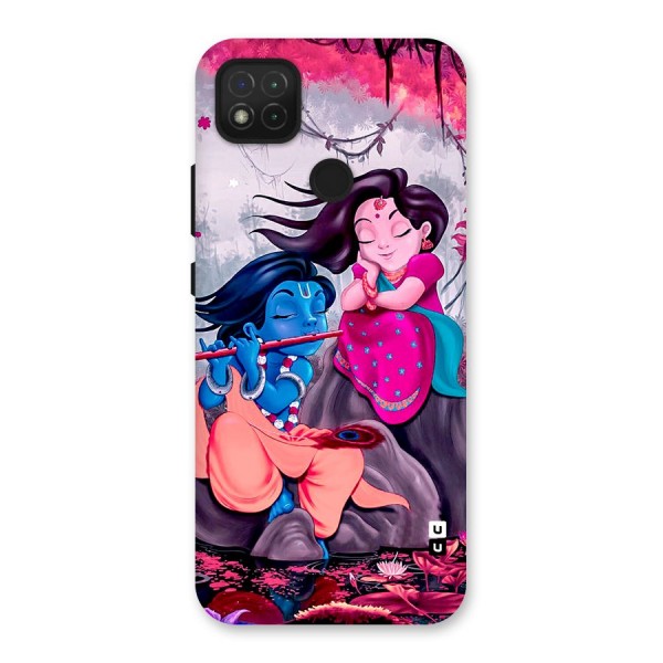 Cute Radha Krishna Back Case for Redmi 9