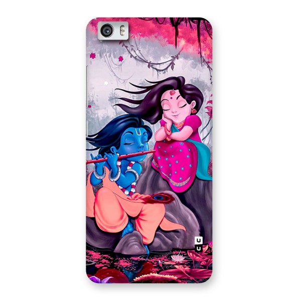 Cute Radha Krishna Back Case for Redmi Mi 5