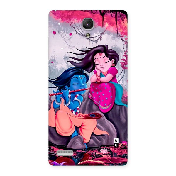 Cute Radha Krishna Back Case for Redmi Note