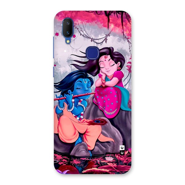 Cute Radha Krishna Back Case for Vivo V11