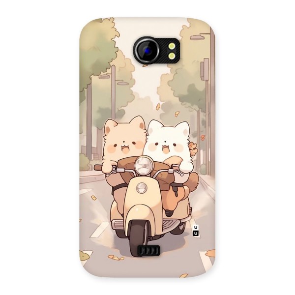 Cute Riders Back Case for Canvas 2 A110