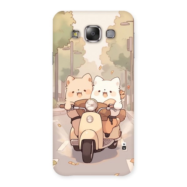 Cute Riders Back Case for Galaxy E7