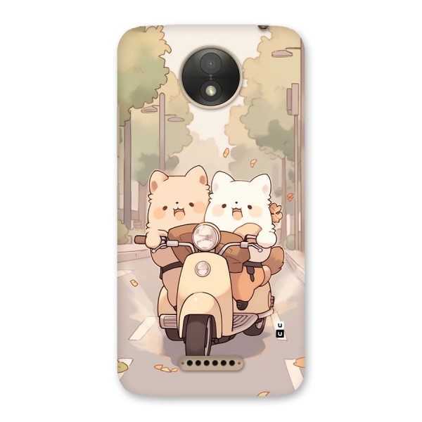 Cute Riders Back Case for Moto C Plus