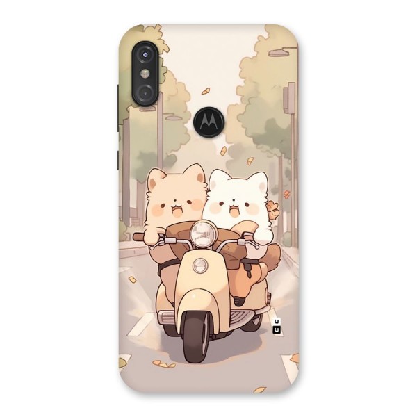 Cute Riders Back Case for Motorola One Power