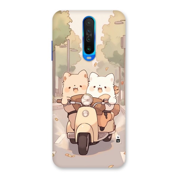 Cute Riders Back Case for Poco X2