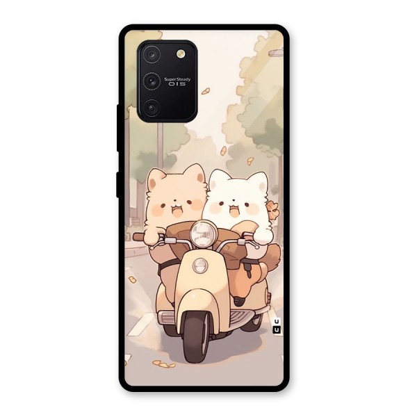 Cute Riders Glass Back Case for Galaxy S10 Lite