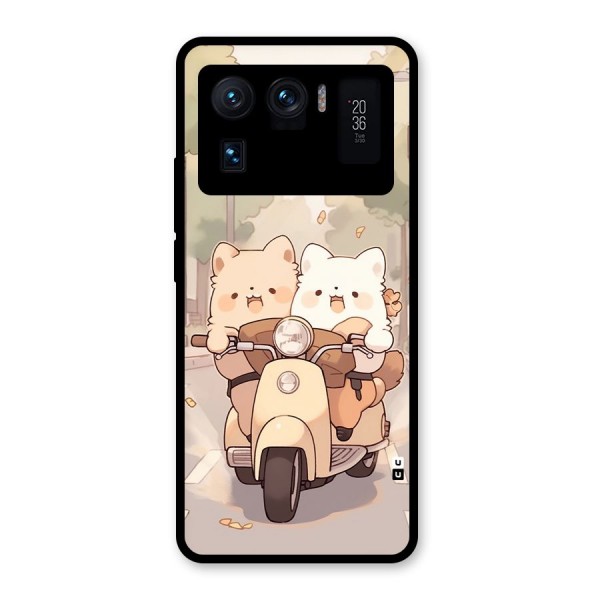 Cute Riders Glass Back Case for Mi 11 Ultra